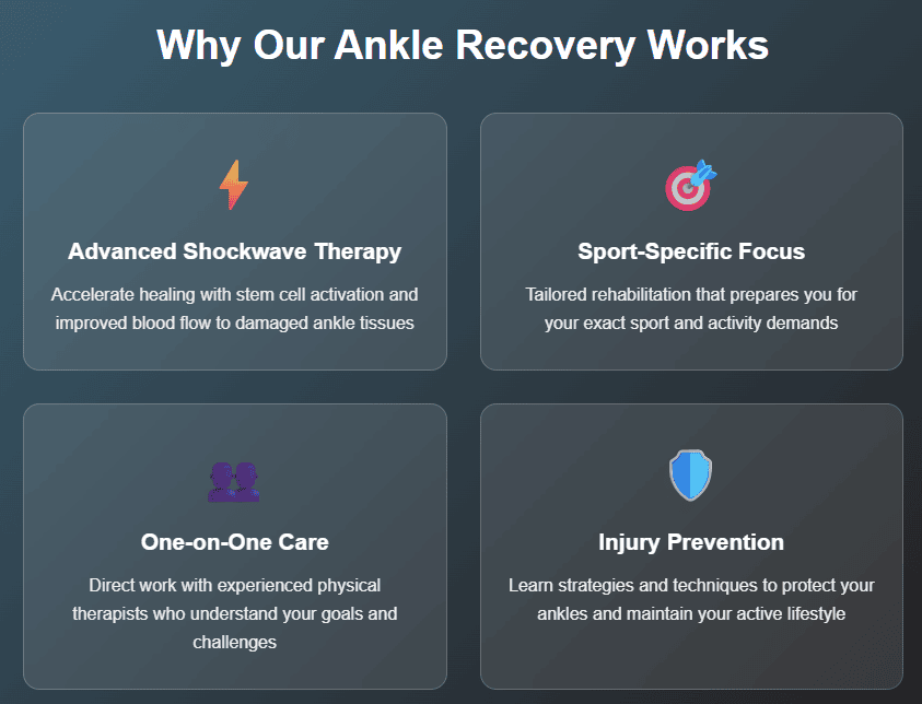 physical therapy for ankle pain in Redding, CA
