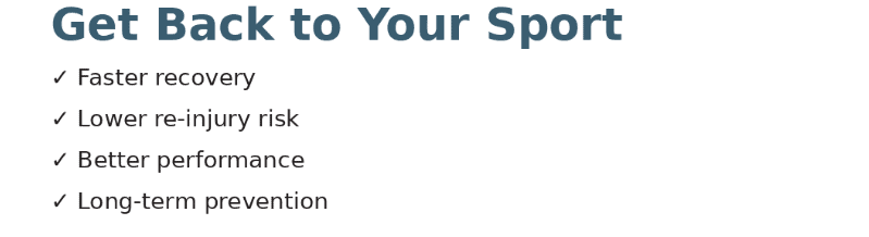get back to your sport with physical therapy